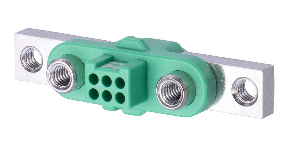 G125-2240696F5 CONNECTOR HOUSING, RCPT, 6POS, 1.25MM HARWIN
