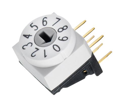 429427320910 ROTARY CODED SW, BCD, 0.15A, 24VDC, THT WURTH ELEKTRONIK