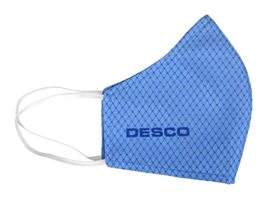 97550 FACEMASK, STATIC DISSIPATIVE, BLUE, S-M DESCO