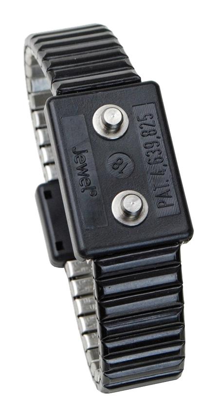 60714 DUAL-WIRE WRIST BAND, METAL, LARGE, STUD DESCO EUROPE (FORMERLY VERMASON)