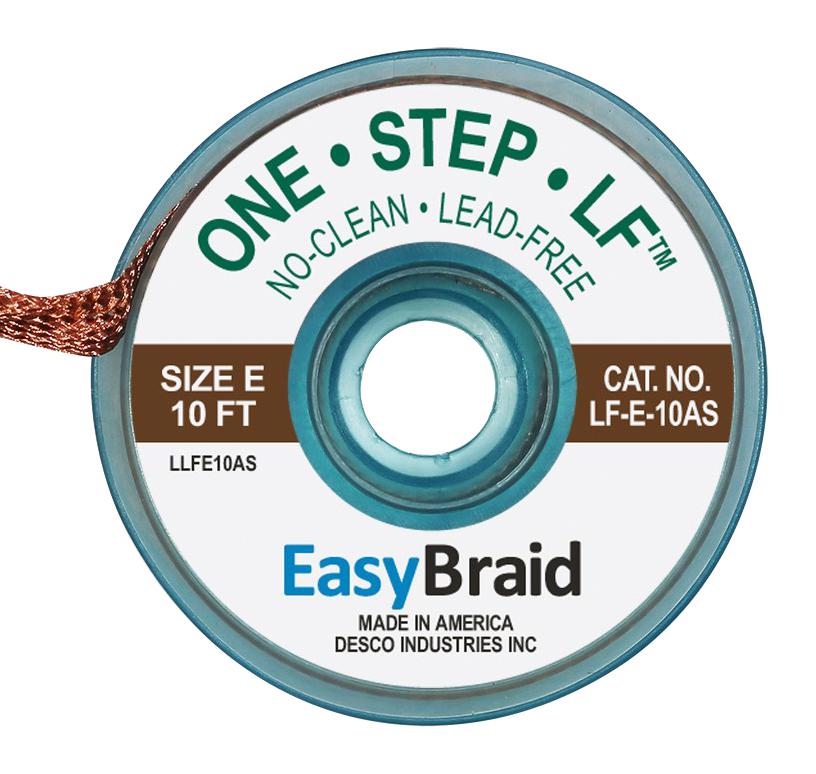 LF-E-10AS DESOLDERING BRAID, 10FT X 0.125" MENDA