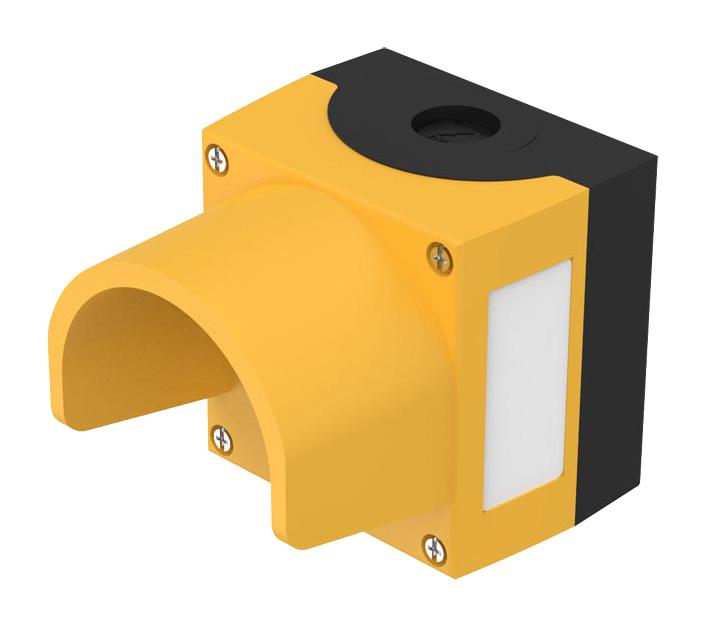 45-420.2403 ENCLOSURE, YELLOW, METAL, 85 X 85 X 64MM EAO