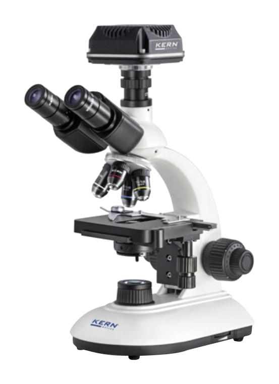 OBE 114C825 MICROSCOPE, 4X/10X/40X/100X KERN