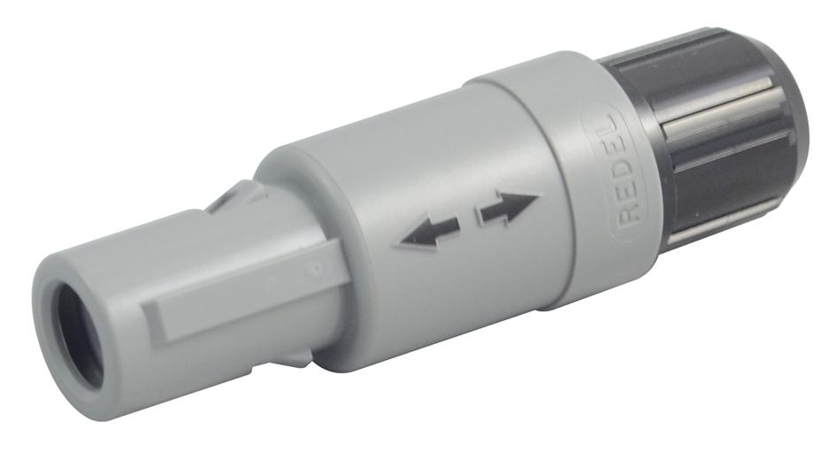 PAG.M0.5GL.AC65N PLUG, 6MM, BLACK, 5WAY REDEL