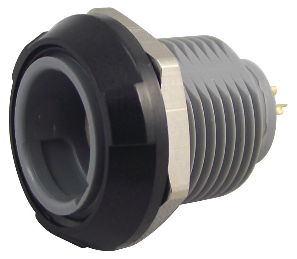 PKG.M0.4GL.LN SOCKET, PANEL MOUNT, BLACK, 4WAY REDEL