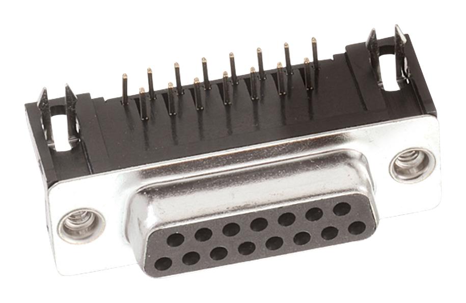 618037211821 D SUB CONN, R/A RCPT, 37POS, DC, SOLDER WURTH ELEKTRONIK