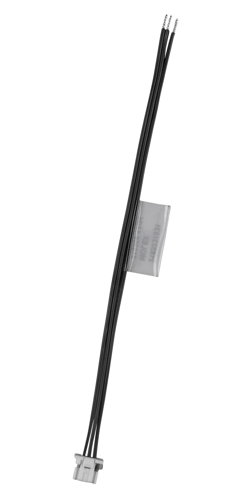 218323-1033 CABLE ASSY, 3P RCPT-FREE END, 600MM MOLEX