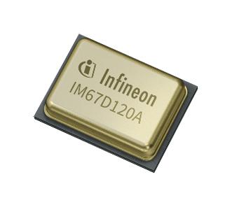 IM67D120AXTSA1 AUDIO CONTROL, MEMS MICROPHONE, 105DEG C INFINEON