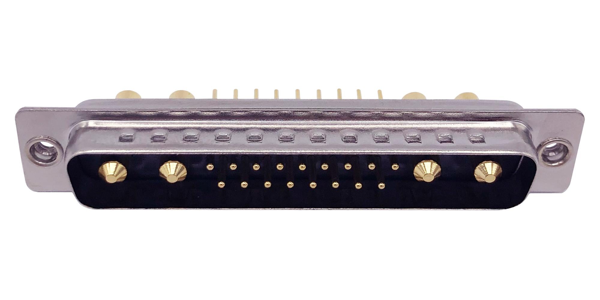 681M21WA4PL151 COMBO D-SUB CONN, PLUG, DC-21WA4, TH NORCOMP