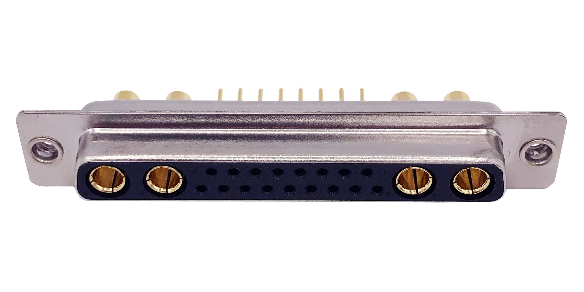 681M21WA4SL111 COMBO D-SUB CONN, RCPT, DC-21WA4, TH NORCOMP