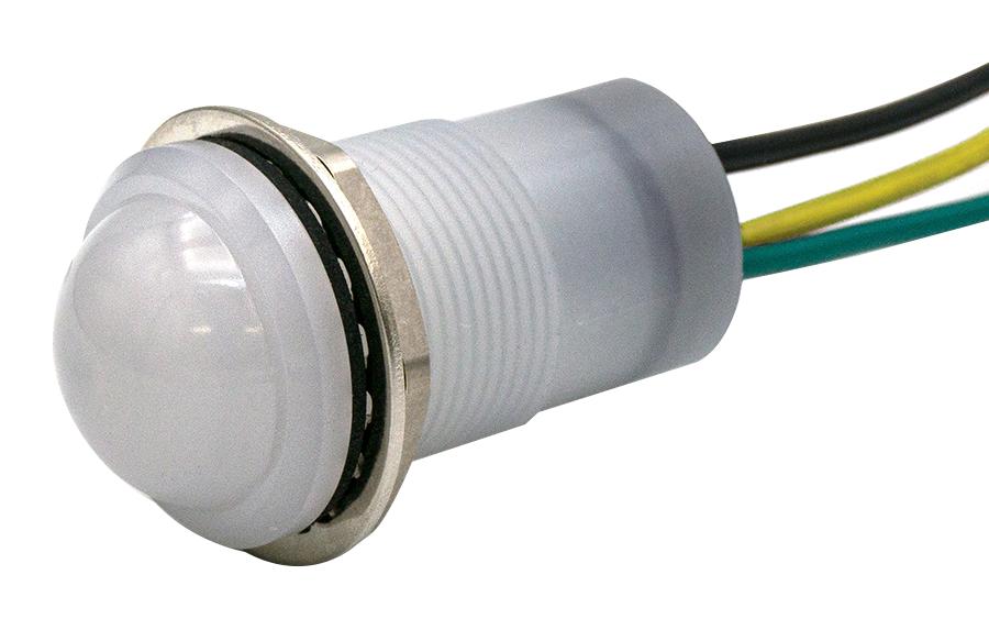 657-2435-303F PANEL INDICATOR, GRN/YEL, 17.46MM, 30VDC DIALIGHT