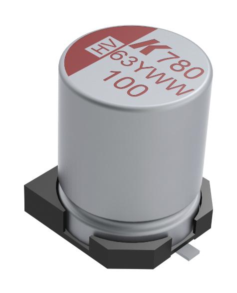 A780MN686M1JLAS035 CAP, 68UF, 63VDC, ALU ELEC, HYBRID, SMD KEMET