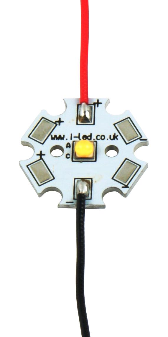 ILH-SG01-SICY-SC221-WIR200. LED MODULE, YELLOW, STAR, 97LM INTELLIGENT LED SOLUTIONS
