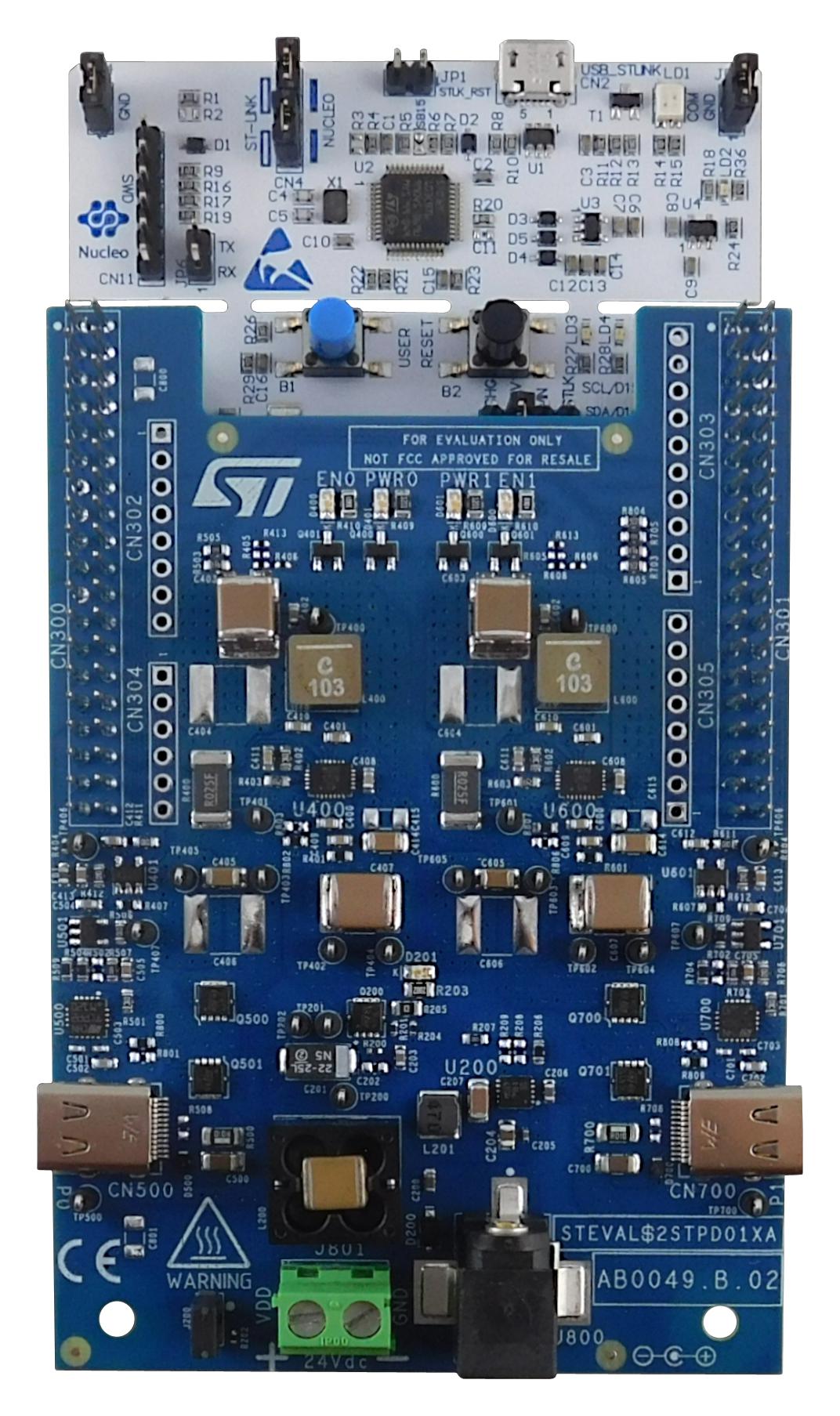 STEVAL-2STPD01 EVAL KIT, SYNCHRONOUS BUCK CONVERTER STMICROELECTRONICS