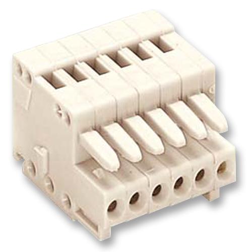 733-104. TERMINAL BLOCK, PLUGGABLE, 4POS, 20AWG WAGO