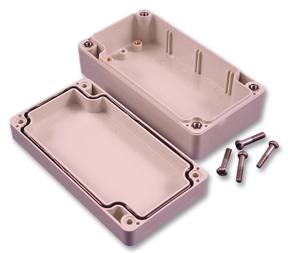1554GGY ENCLOSURE, ABS, FLAT LID HAMMOND
