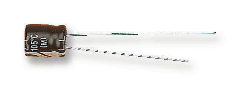 MCMR6V3107M6.3X7 CAP, 100µF, 6.3V, 20% MULTICOMP PRO