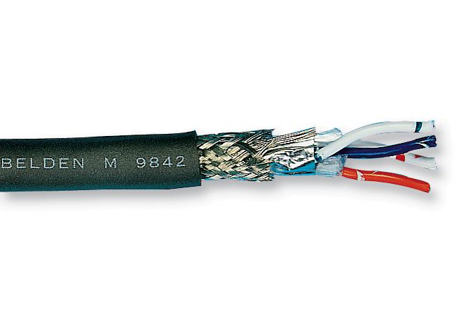 9842 CABLE, 9842, 2PAIR, PER M BELDEN