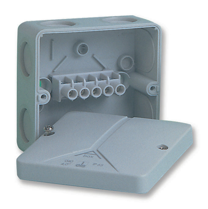 895-402 BOX, POLYSTYRENE, IP65, 80X80X52MM SPELSBERG