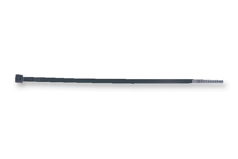 111-03410 CABLE TIE, BLACK, 200MM, PK100 HELLERMANNTYTON