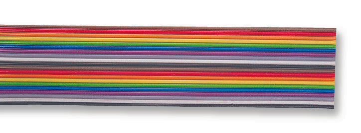 3811/10 RIBBON CABLE, PVC, 10WAY, PER M 3M