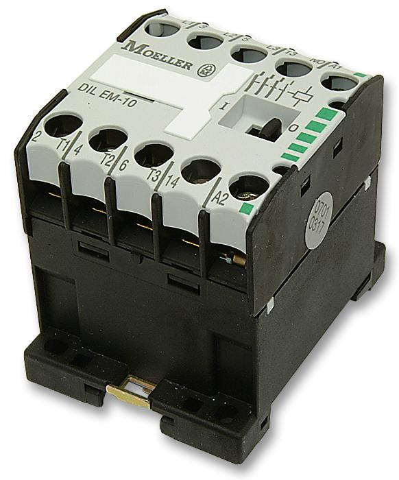 DILEM-10 110VAC CONTACTOR, 4KW, 110VAC EATON MOELLER