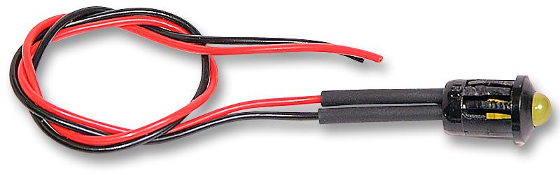 T000009 LED INDICATOR, PANEL MNT, 8MM, RED CML INNOVATIVE TECHNOLOGIES
