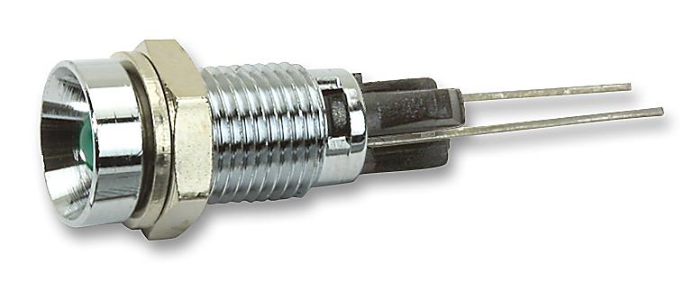 2664.8081 LED INDICATOR, 5MM, GREEN MENTOR