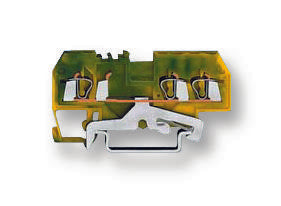 280-687 TERMINAL BLOCK, DIN RAIL, 3POS, 12AWG WAGO