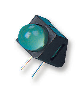 HLMP-4740-A00B2 LED, 5MM, GREEN, 2.3MCD, 569NM BROADCOM