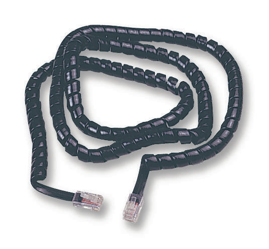 CPJ PLUG TO PLUG COILED LEAD, 6P6C, 3.05M TUK