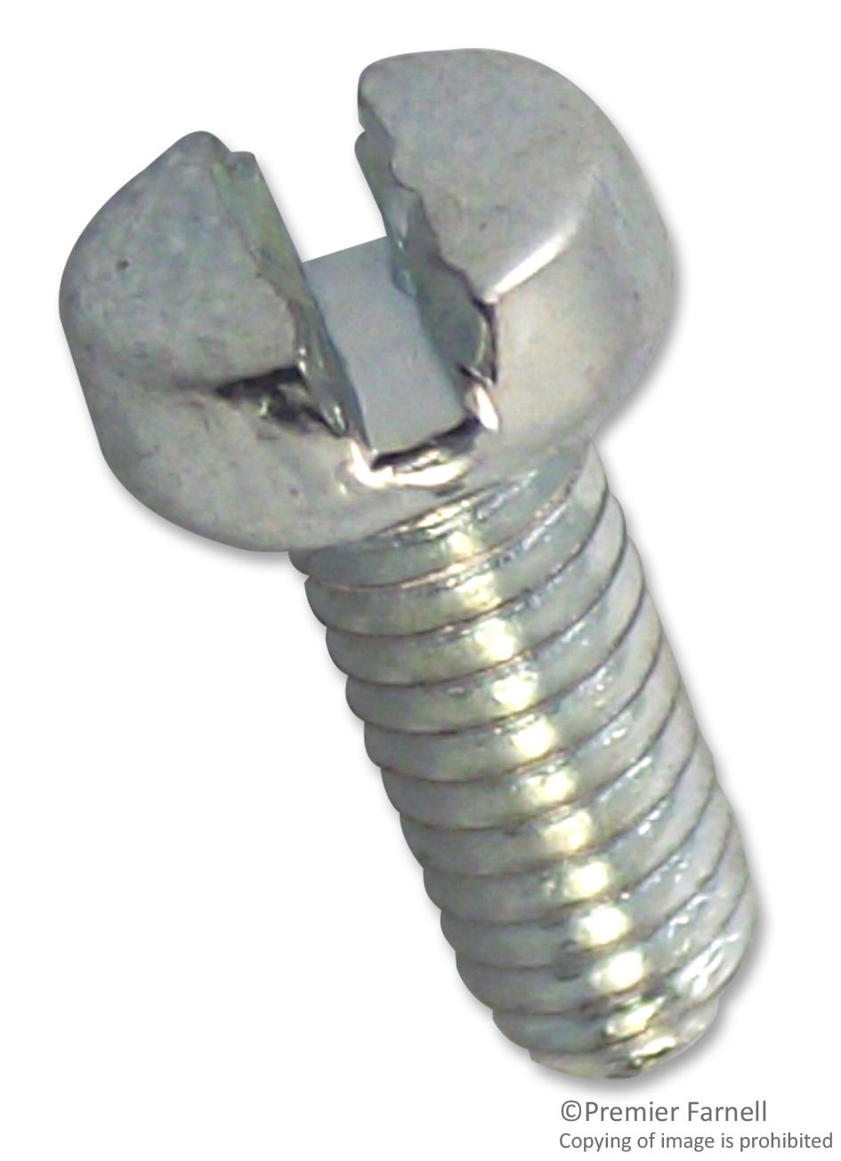 M516 CSSTMCZ100- SCREW, SLT, CHEESE, STEEL, M5X16, PK100 TR FASTENINGS