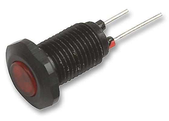 662-303-04 LED INDICATOR, 5MM, RED MARL