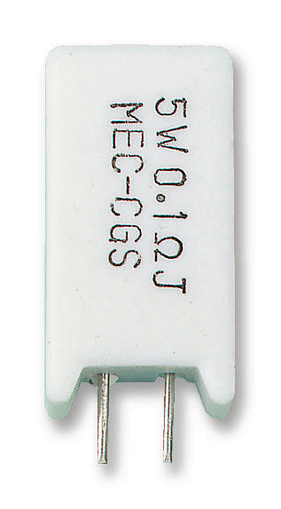 SQMW5R10J RES, 0R1, 5%, 5W, RADIAL, WIREWOUND CGS - TE CONNECTIVITY