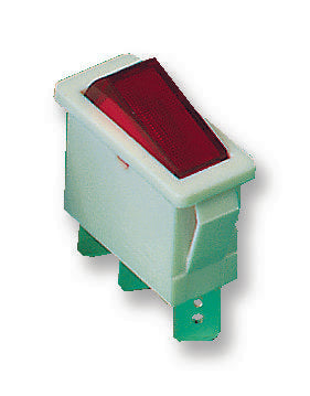 C5503FQNAE ROCKER SWITCH, SPST, ILLUM RED ARCOLECTRIC (BULGIN LIMITED)