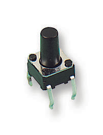 SKHHDUA010 SWITCH, TACTILE, 6X6MM, VERT, GREY ALPS ALPINE