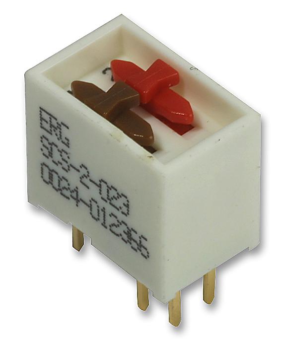 SCS-2-023 SWITCH, TIL, DT, 2WAY ERG COMPONENTS