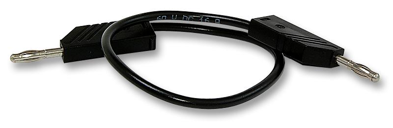 934060100 TEST LEAD, BLK, 500MM, 60V, 16A HIRSCHMANN TEST AND MEASUREMENT