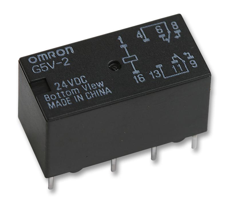 G5V-2 DC24 RELAY, SIGNAL, DPDT, 30VDC, 2A OMRON