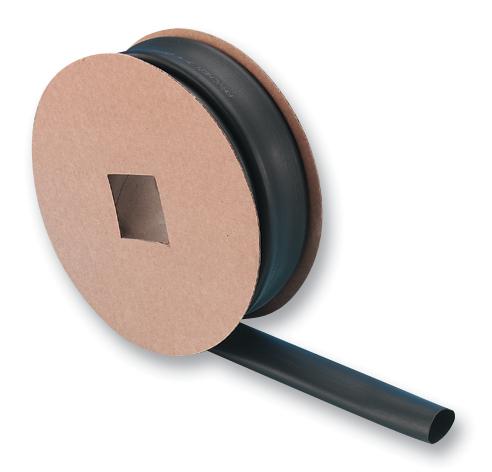 DR-25-3/8-0 HEATSHRINK, 9.5MM, BLACK, 10M RAYCHEM - TE CONNECTIVITY