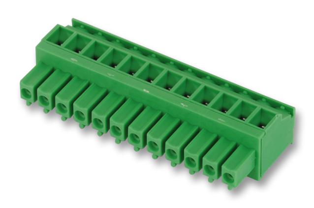 1827075 TERMINAL BLOCK, PLUGGABLE, 12POS, 16AWG PHOENIX CONTACT