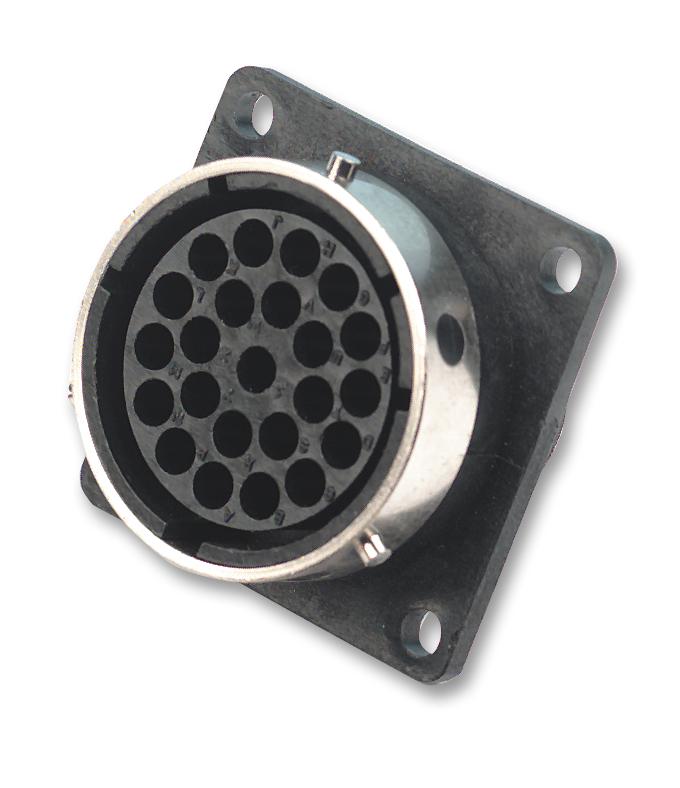 TR1208RFS1NB CIRCULAR CONNECTOR, RCPT, 12-08, PANEL ITT CANNON