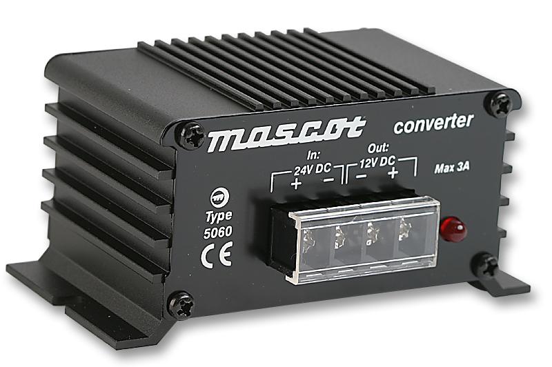5060 24/12V CONVERTER, DC TO DC, 12V, 41W MASCOT