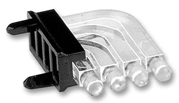 1296.1004. LIGHT GUIDE, QUADRUPLE, RIGHT ANGLE MENTOR