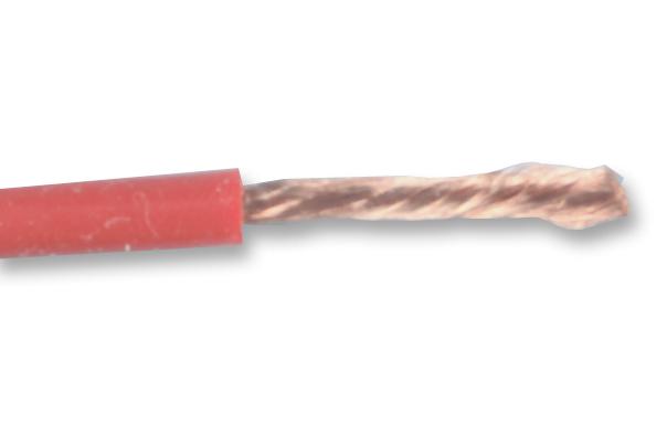 61.7610-22 WIRE, SILICON, RED, 2.50MM, 5M STAUBLI