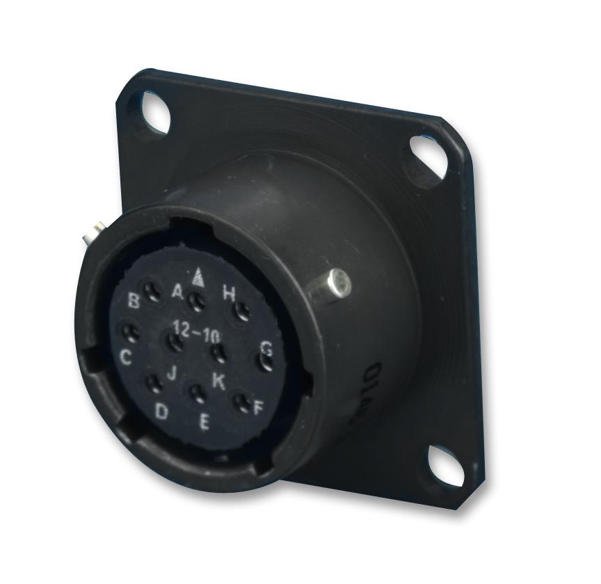 62GB-12E12-10SN CIRCULAR, RECEPTACLE, 12-10, PANEL AMPHENOL LTD
