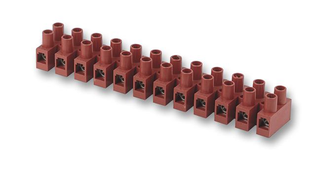 HY-433-FV-12 TERMINAL BLOCK, BARRIER, 12POS, 4MM2 HYLEC