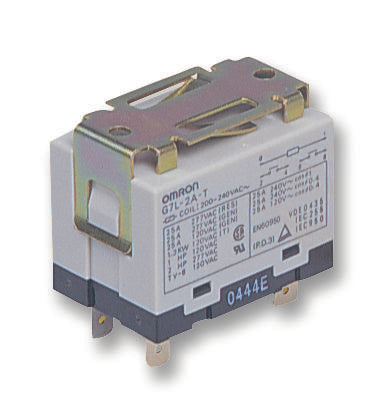 G7L-2A-P 100/120AC RELAY, DPST-NO, 277VAC, 25A OMRON