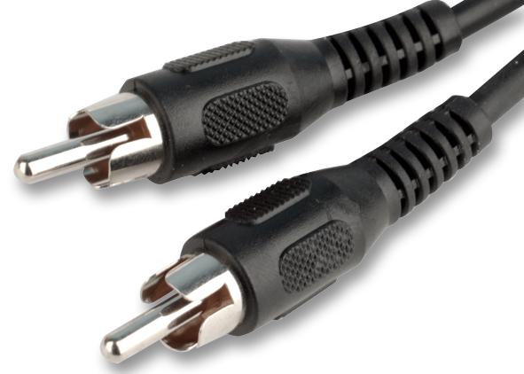 JR8030/15M BK LEAD, PHONO PLG-PLG, 15M PRO SIGNAL
