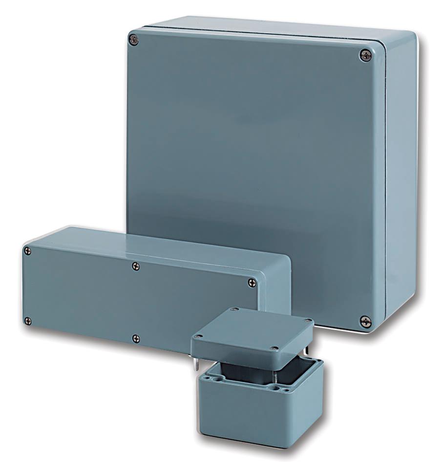 02.12 12 09 ENCLOSURE, GRP, 120X122X90MM ROSE